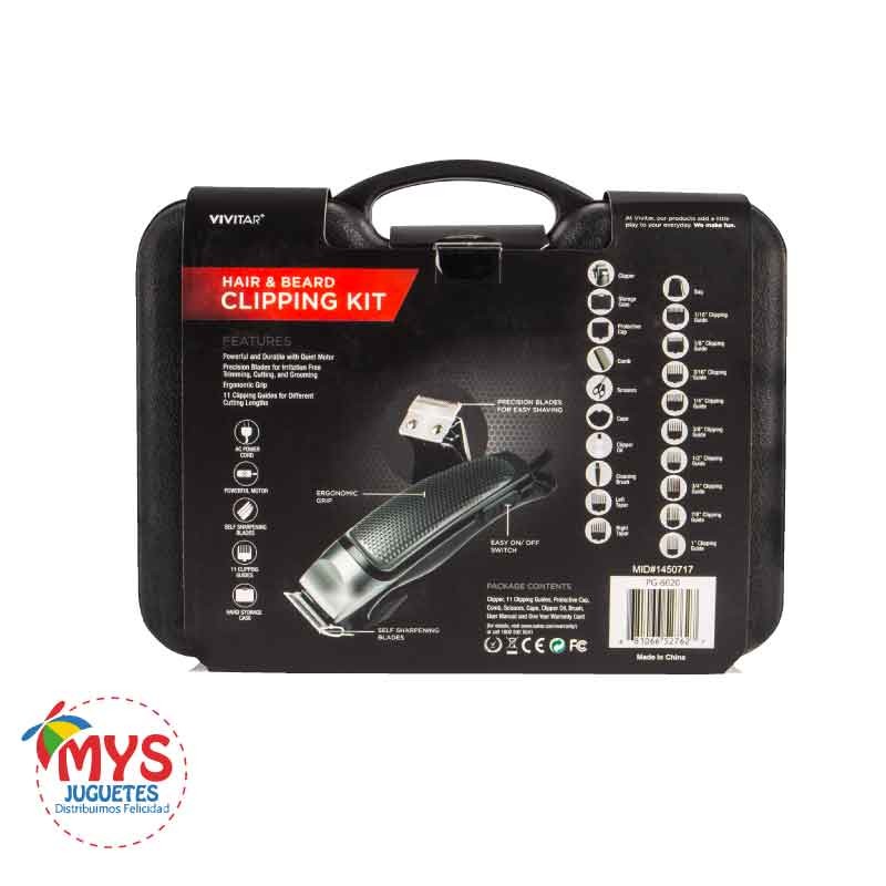 Kit Cortador de Cabello y Barba Vivitar