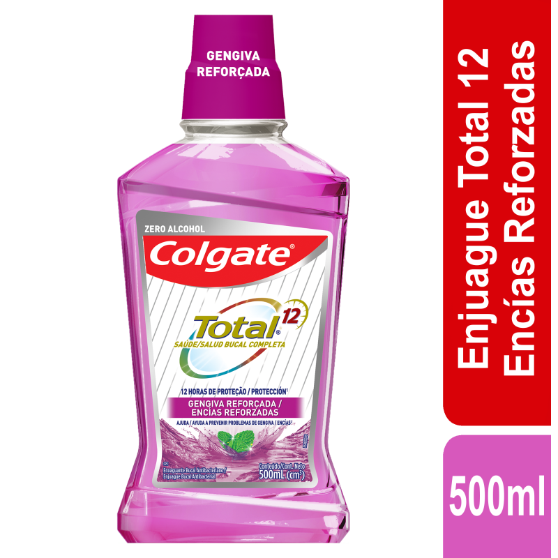 Enjuague Bucal Colgate Total 12  Encias reforzadas x 500ml