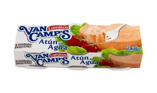 ATÚN VAN CAMPS LOMITOS EN AGUA X8OG. X3UND.