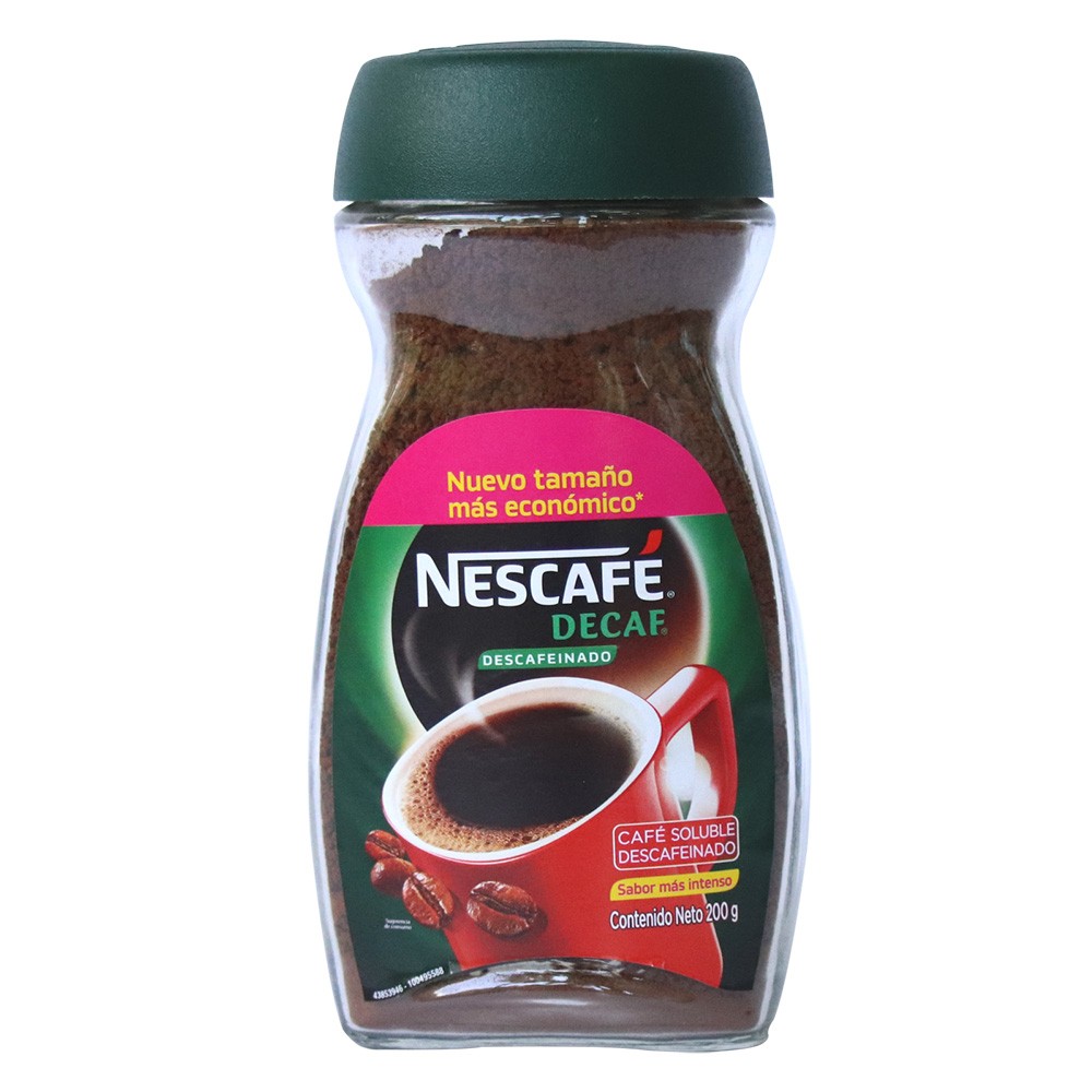 NESCAFE DECAFEINADO x 200GR