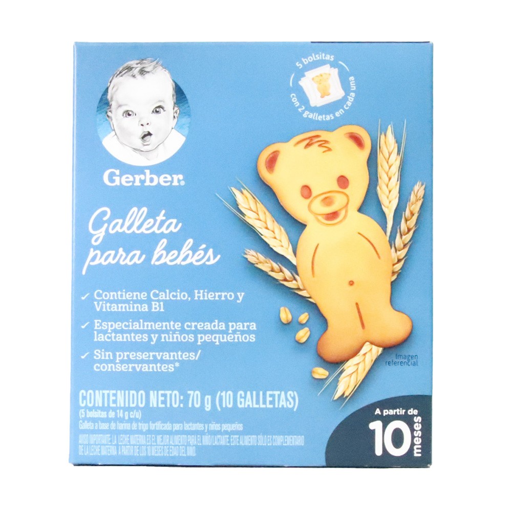 GALLETA BEBES GERBER*14GR