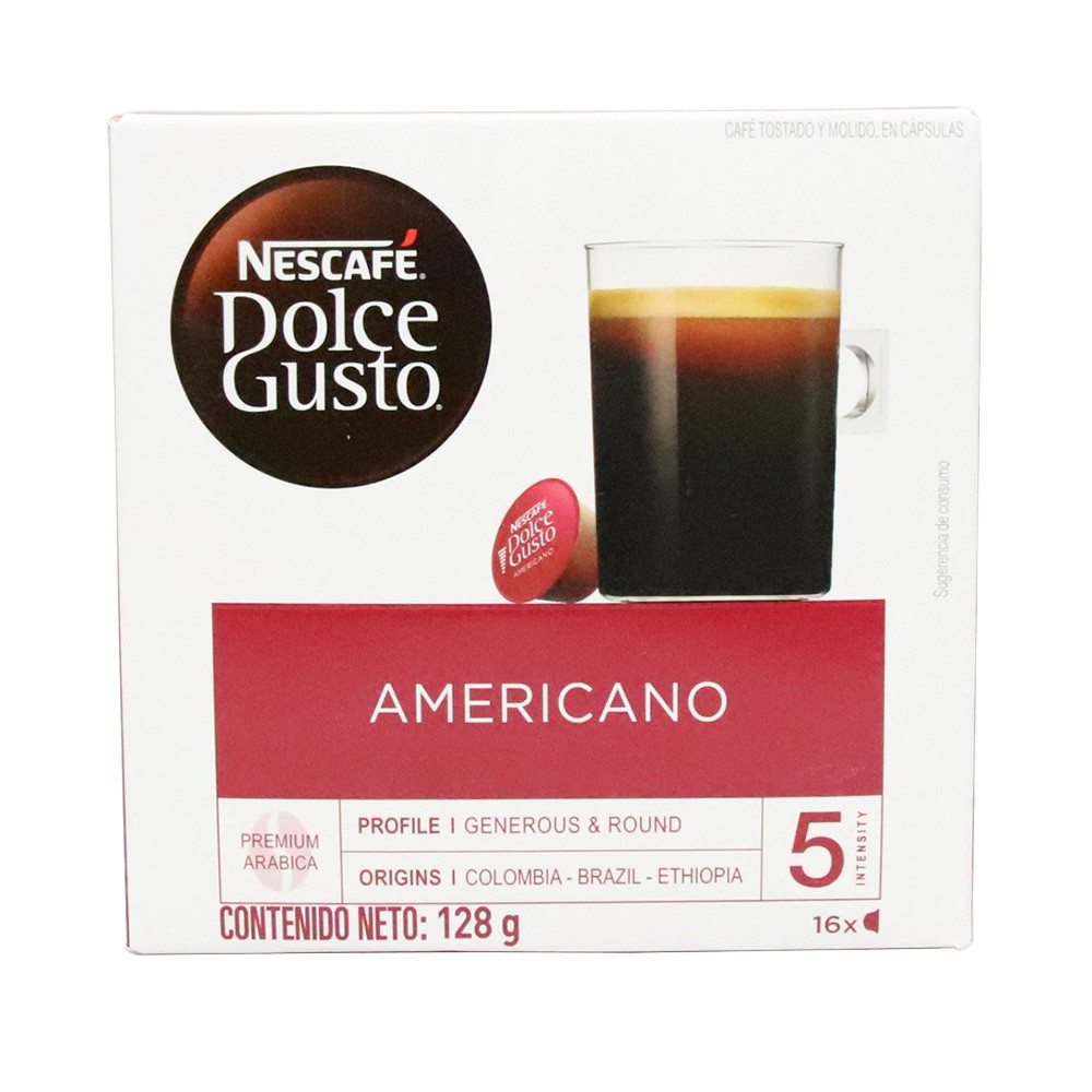 CAFÉ AMERICANO DOLCE GUSTO*16 CÁP*128