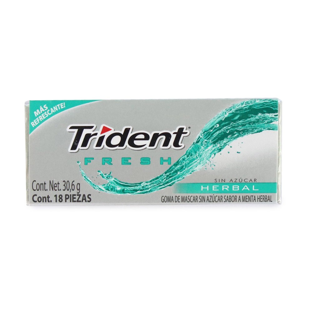 TRIDENT EVUP FRESH HERBAL x 30.6GR