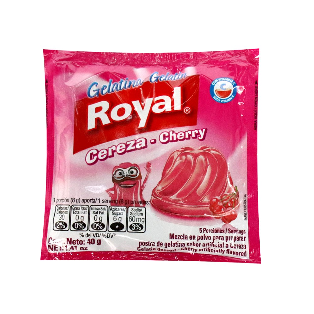 GELATINA ROYAL CEREZA 40gr