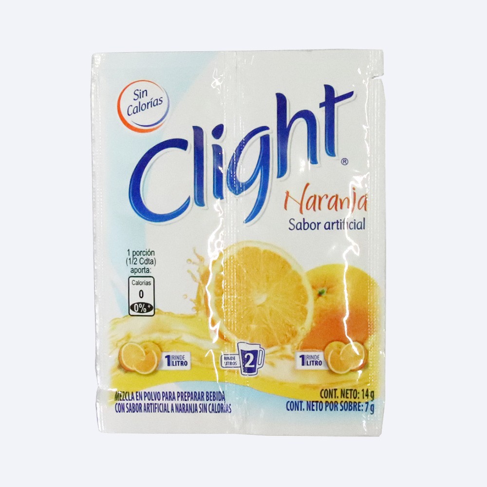 REFRESCO NARANJA BIPO CLIGTH*14GR