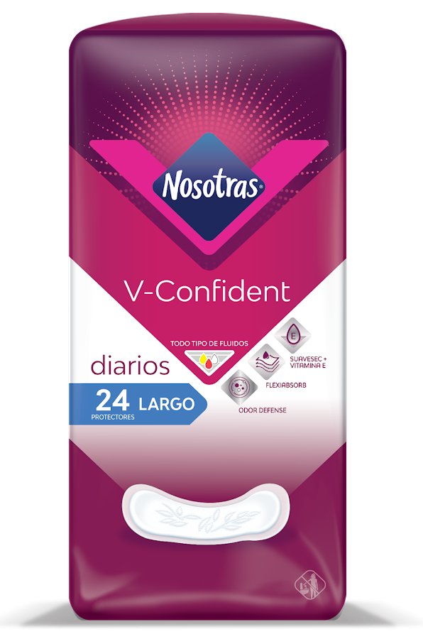 Protectores Nosotras Diarios V-Confident x24 Und