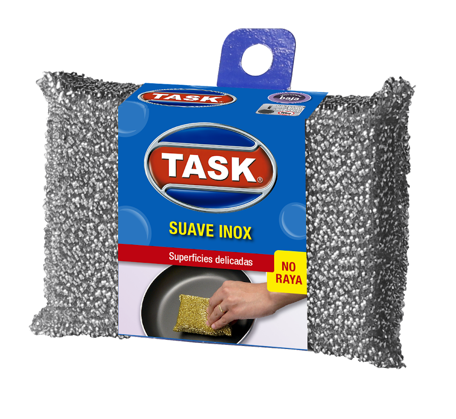 Esponja Tipo Inox Task x 1Und