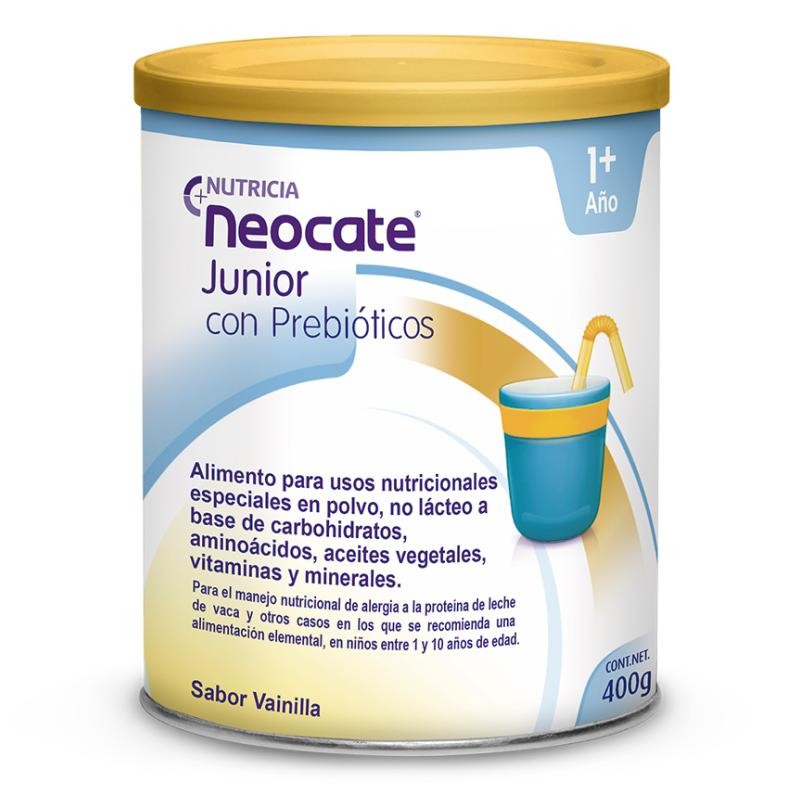 Formula Infantil Neocate 1+ Junior Con Prebioticos Vainilla X400g