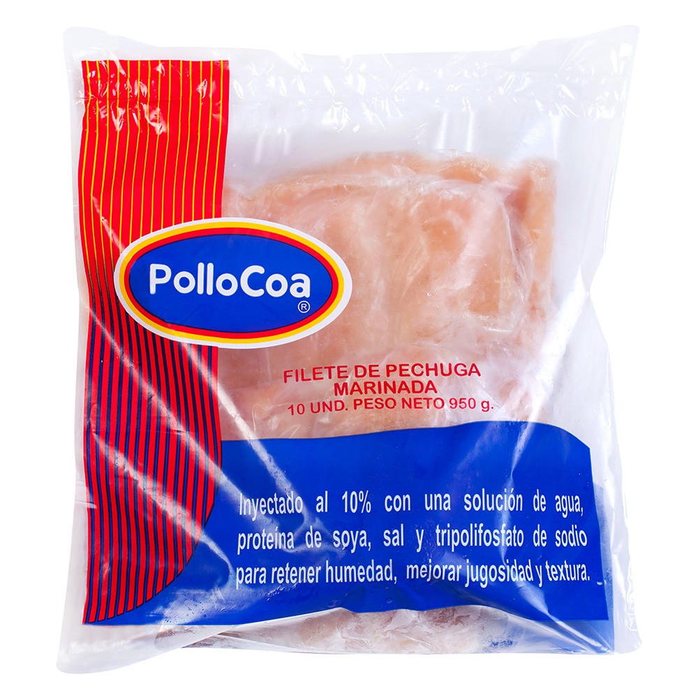 FILETE PECHUGA POLLOCOA x 10UND x 950GR