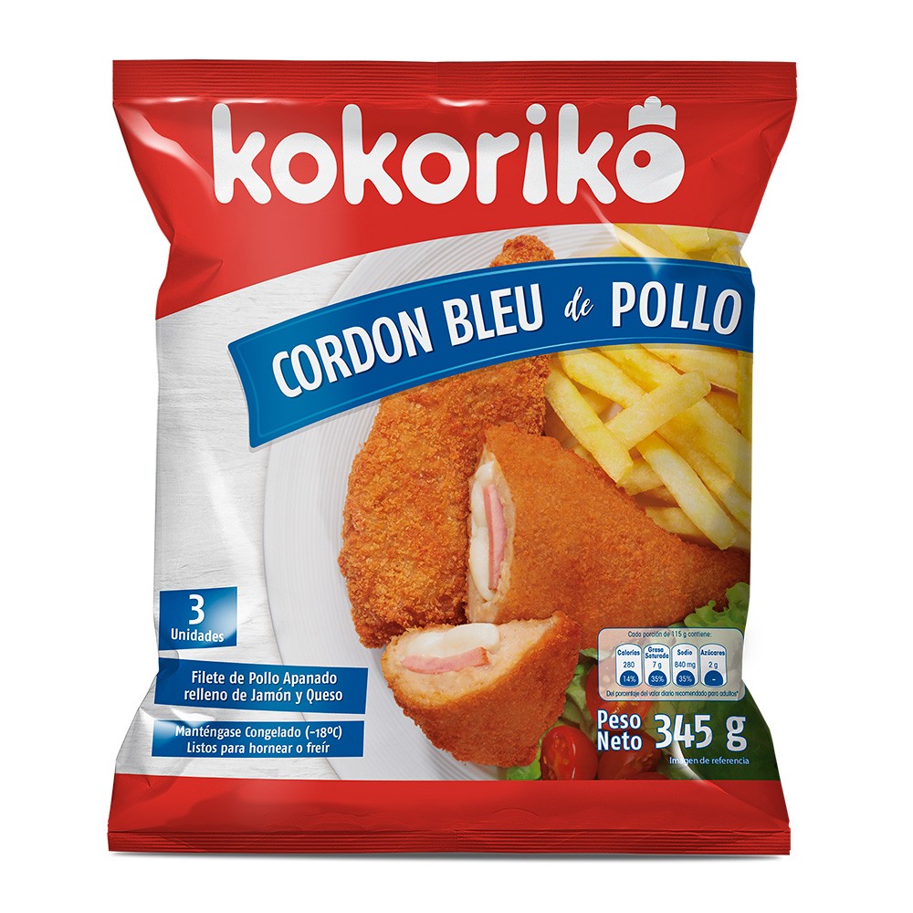 CORDON BLUE LINEA HOGAR KOKOR  x 3UND