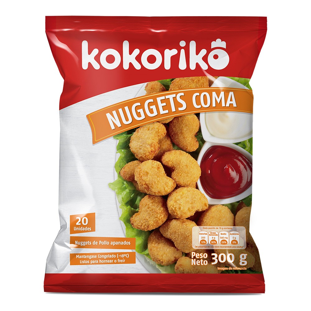 NUGGETS COMA KOKORIKO  x 20UND