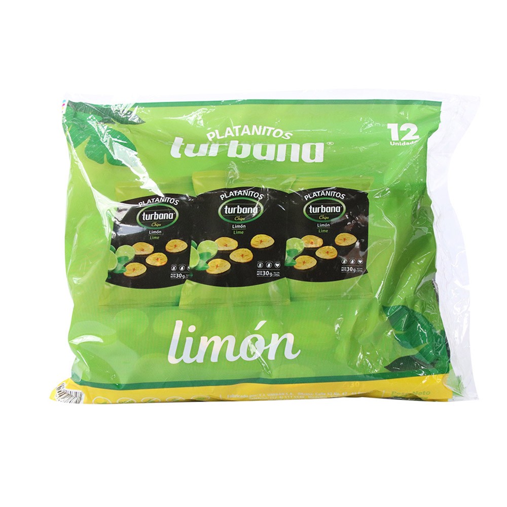 PLATANITO LIM 12U x 30GR TURBANA