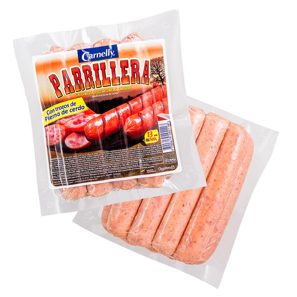 SALCHICHA PARRILLERA CARNELLY  x 500GR