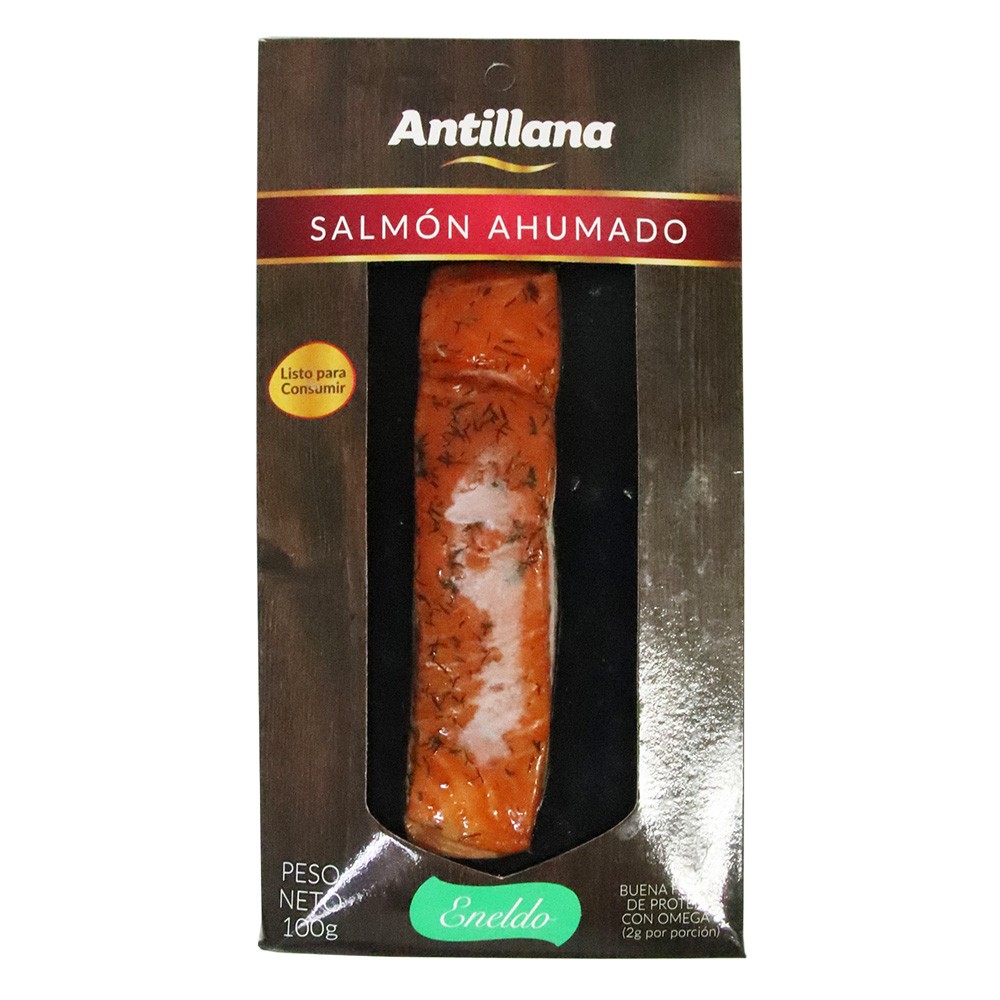 SALMON AHU CON ENELDO ANTILLANA  x 100GR