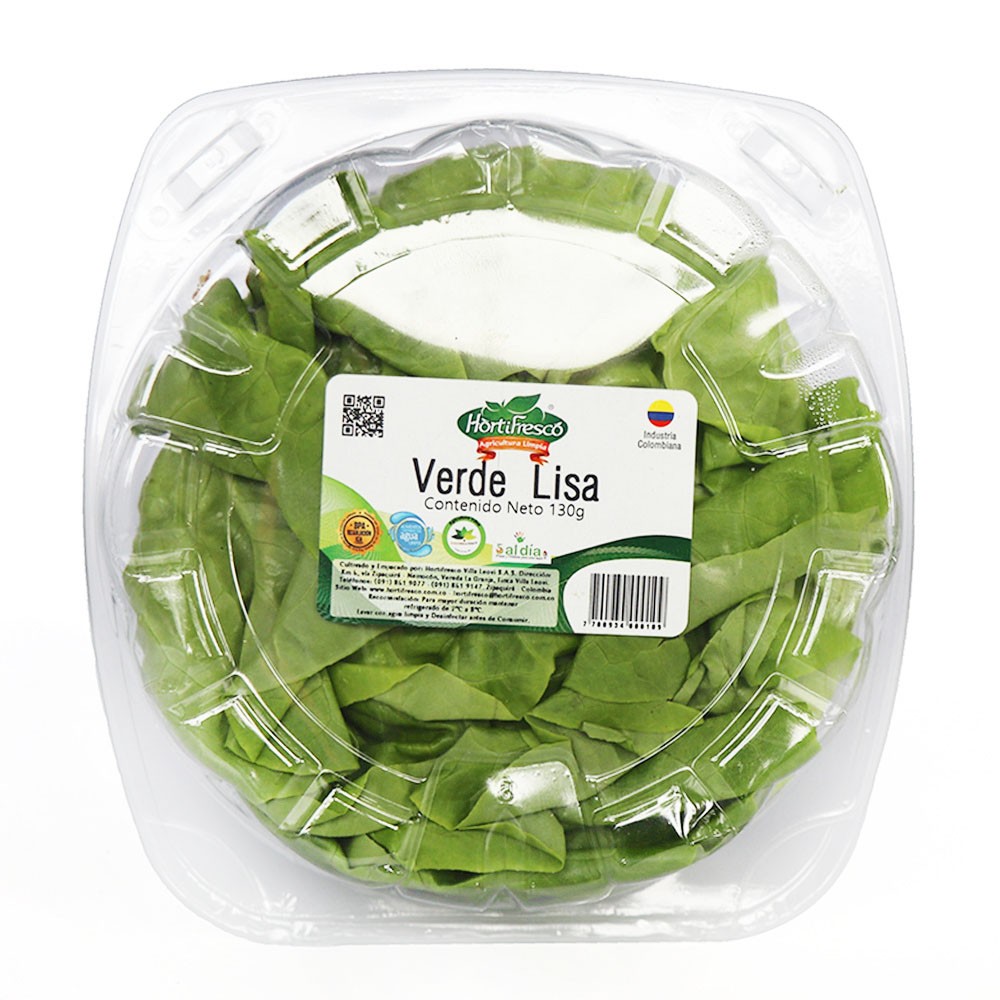 LECHUGA PET VERDE LISA  x 130 GR