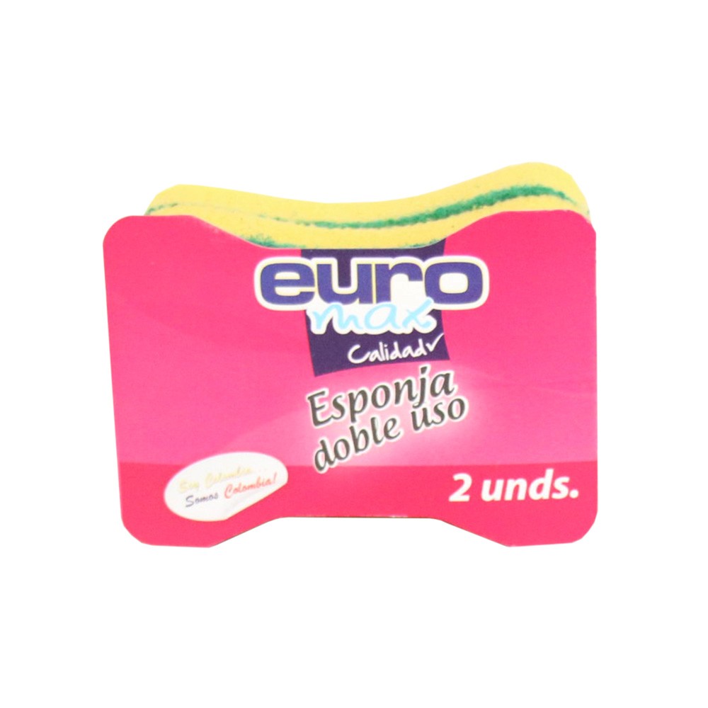 ESPONJA DOBLE USO EUROMAX   x 2UND