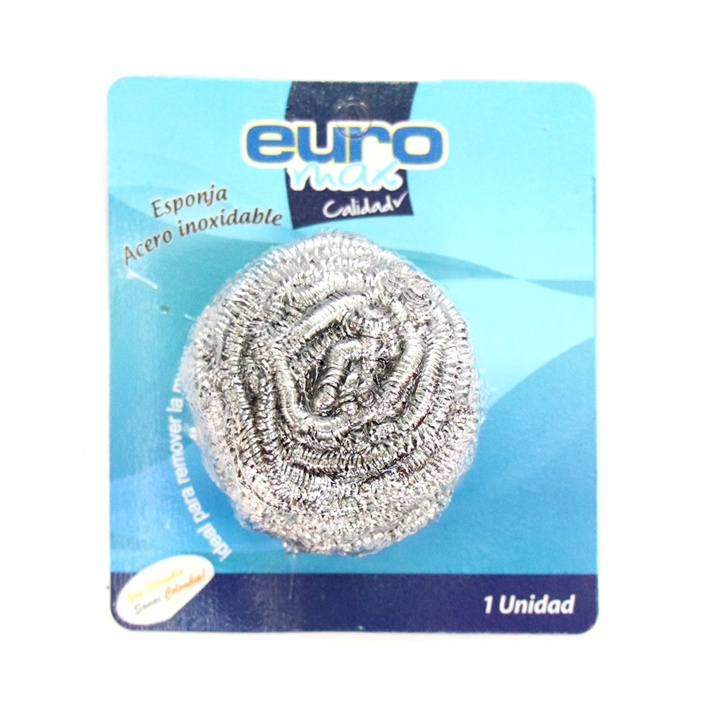 ESPONJA ACERO INOXIDABLE EUROMAX  *1UND