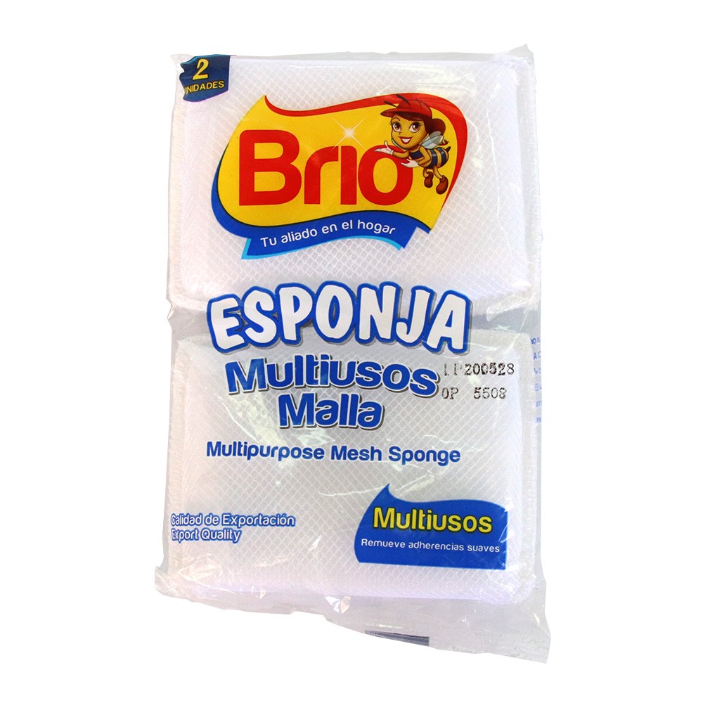 ESPONJA MULTIUSOS BRIO  x 2U