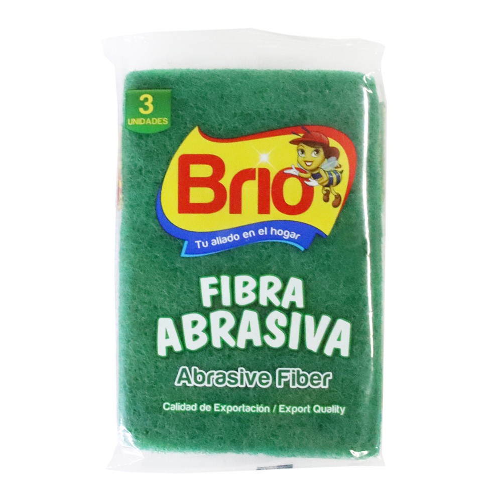 PAÑO ABRASIVO BRIO  x 3U ECONOMICO