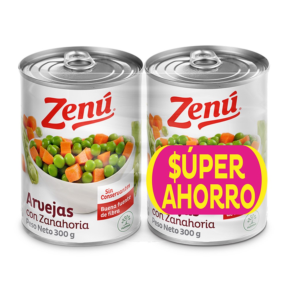 ARVEJA/ZANAHORIA x 2 UND *300GR