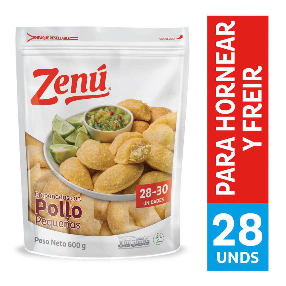 EMPANADA POLLO  ZENU  x 600GR