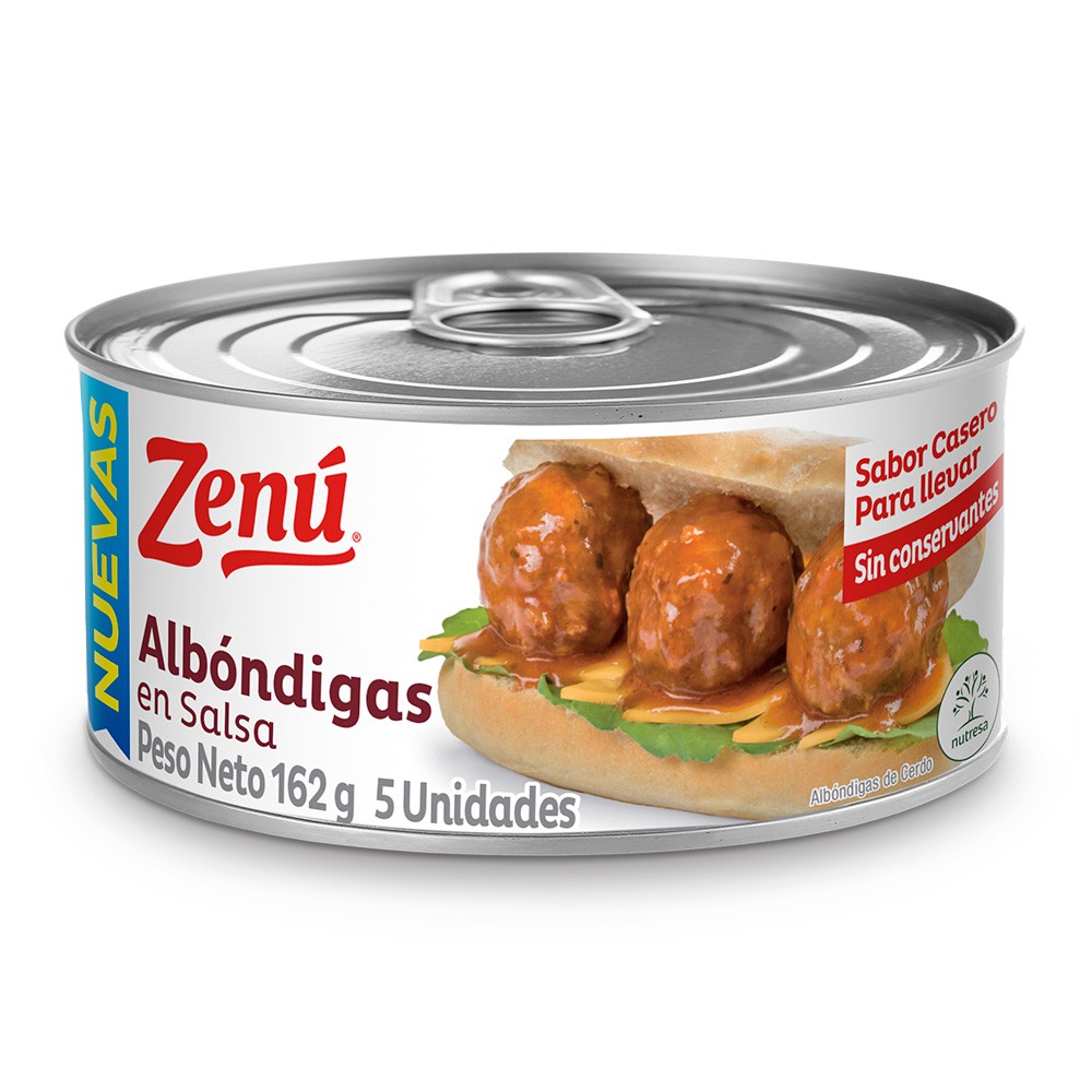 ALBONDIGAS ZENU x 162GR