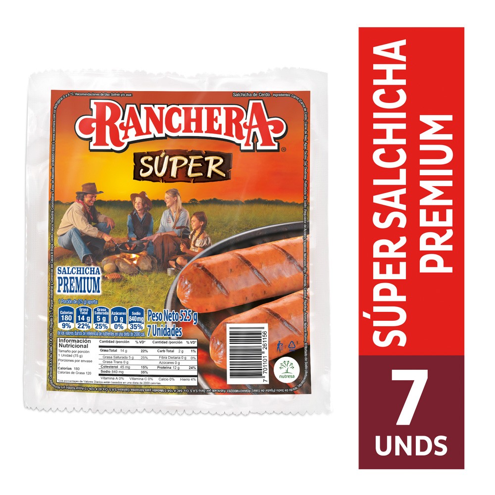 SALCHICHA SUPER RANCHERA *525GR