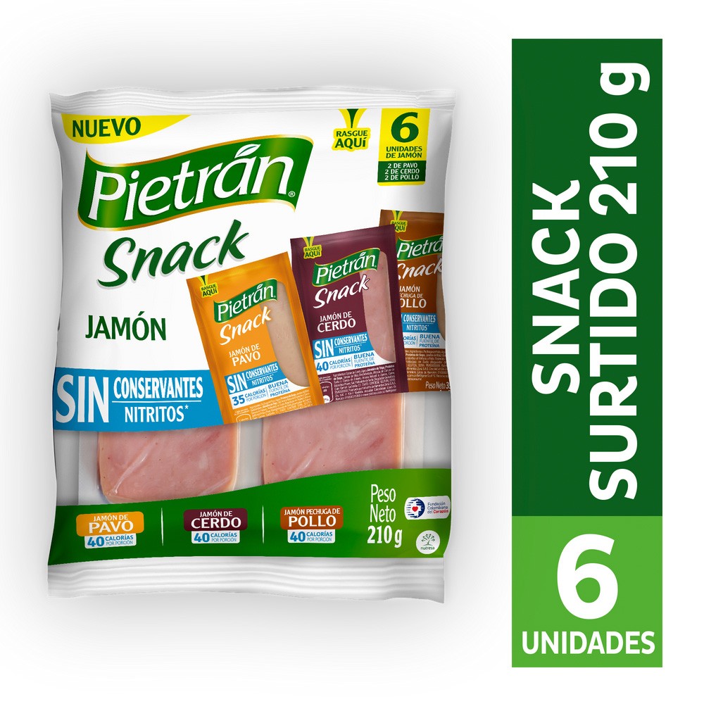 JAMON SNACK PIETRAN * 210GR