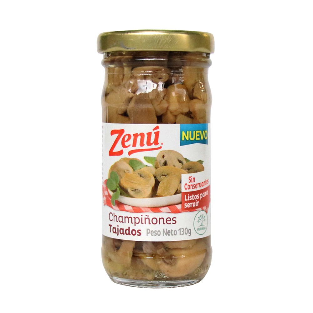 CHAMPIÑONES ZENU TAJADO x 130GR