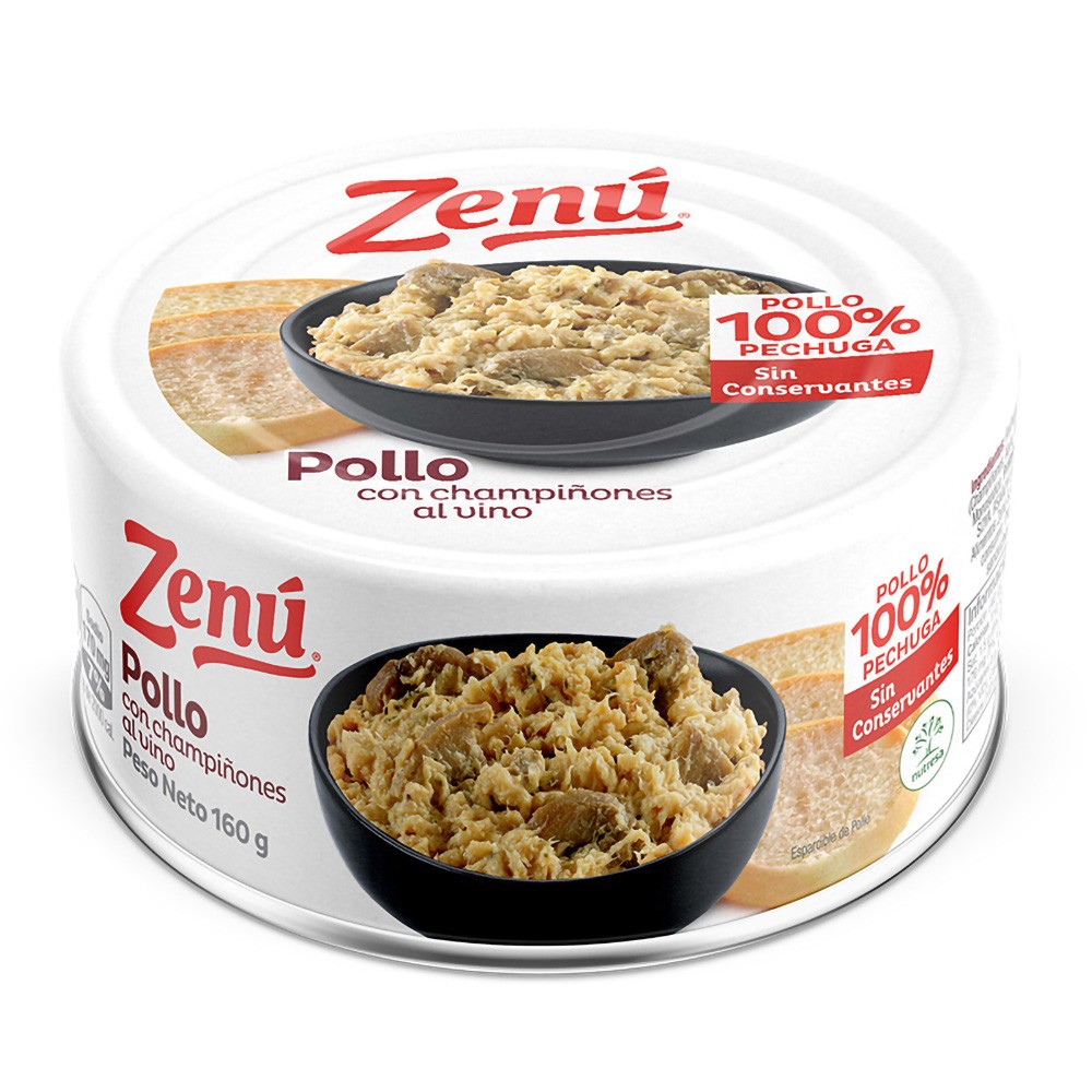 POLLO CON CHAMPIÑION AL VINO*160GR