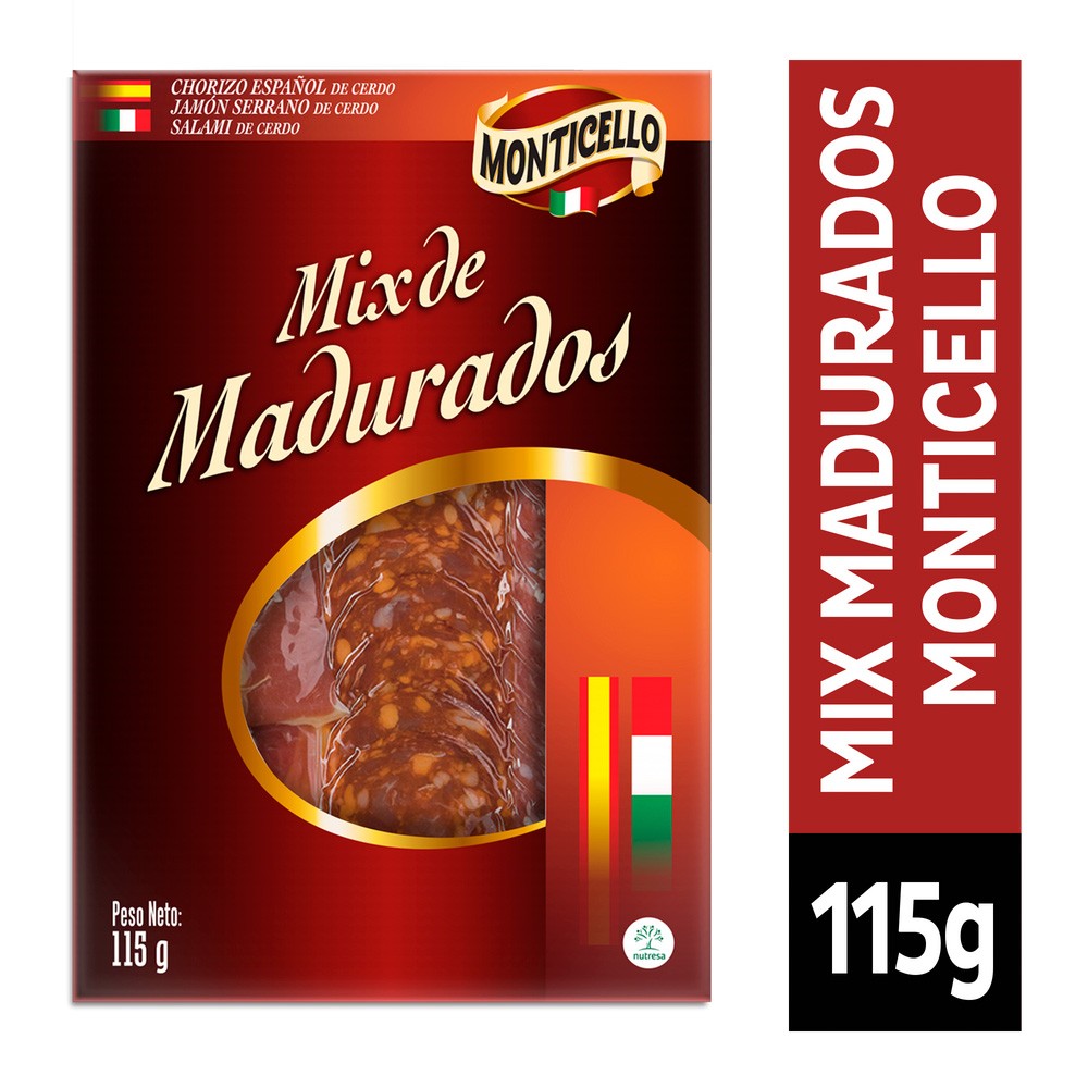 MIX MADURADOS MONTICELLO x 115 grs