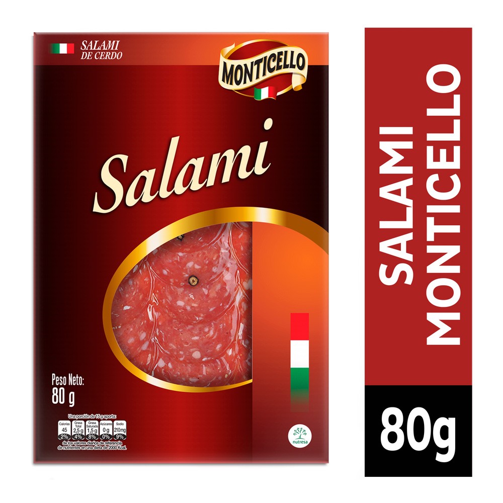 SALAMI MONTICELLO x 80 grs