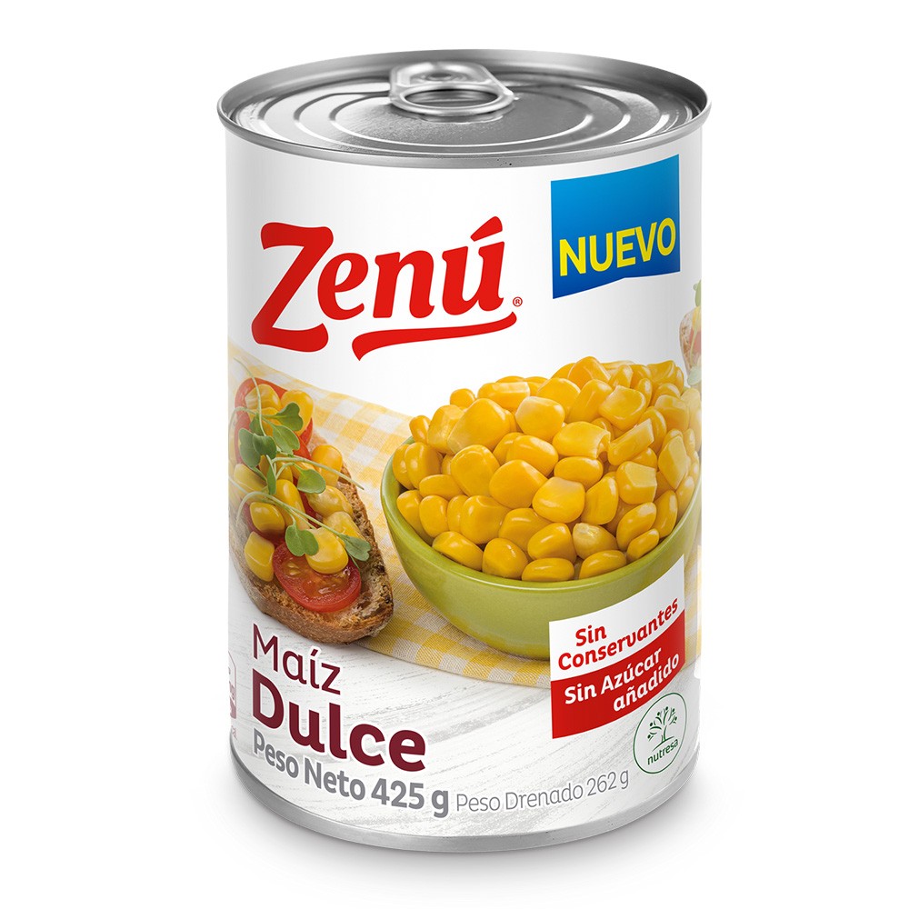 MAIZ DULCE LATA ZENU  x 425 GR