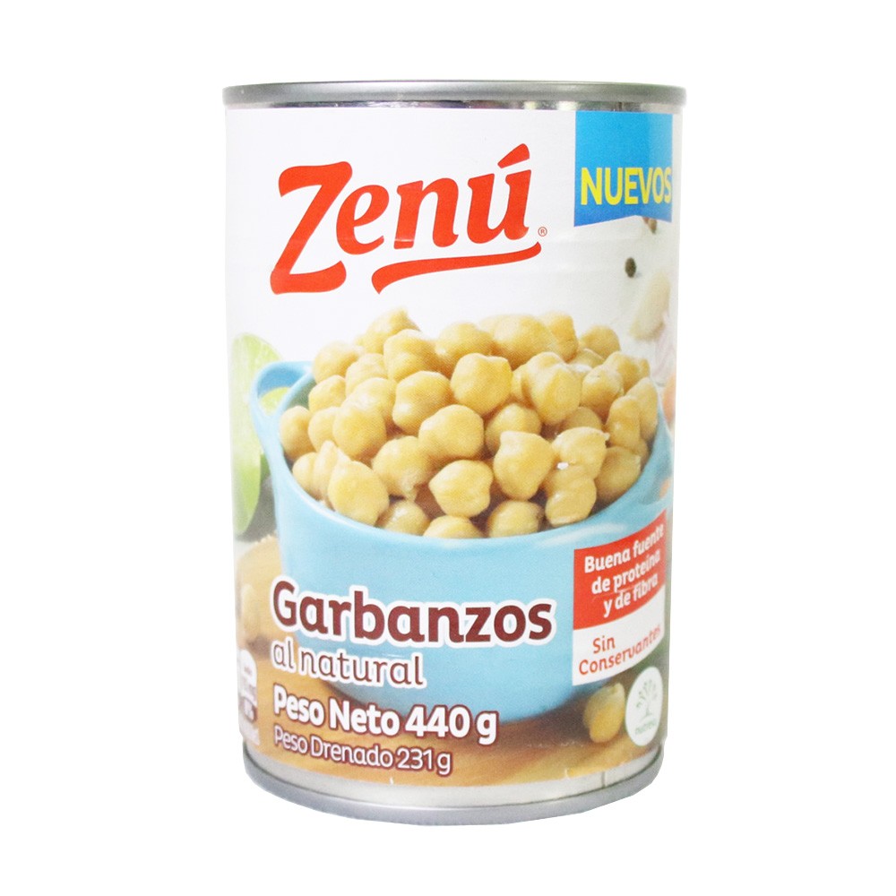 GARBANZO  ZENU  x 440 GR