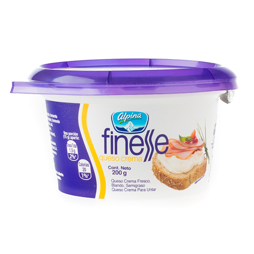 QUESO CREMA PARA UNTAR FINESSE*200G