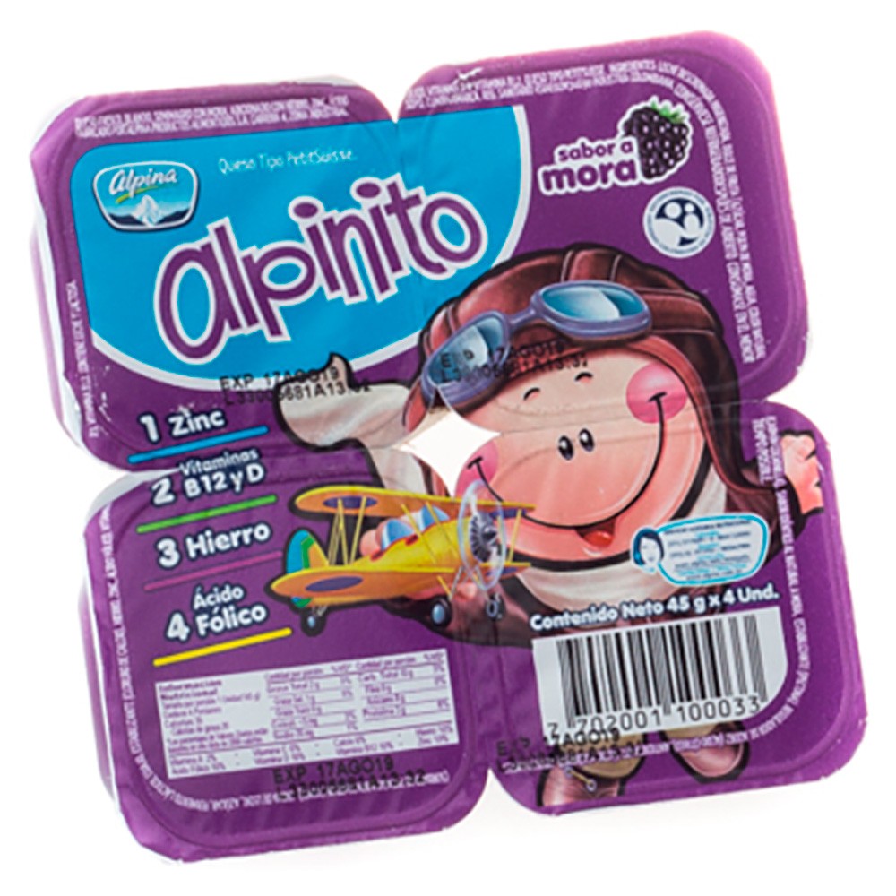 ALPINITO MORA 4 UND  x 45GR