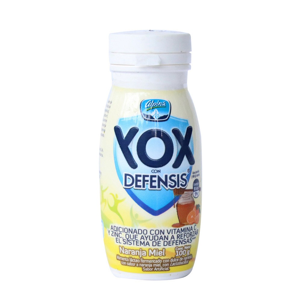 BEBIDA YOX NARANJA MIEL  x 100 GR