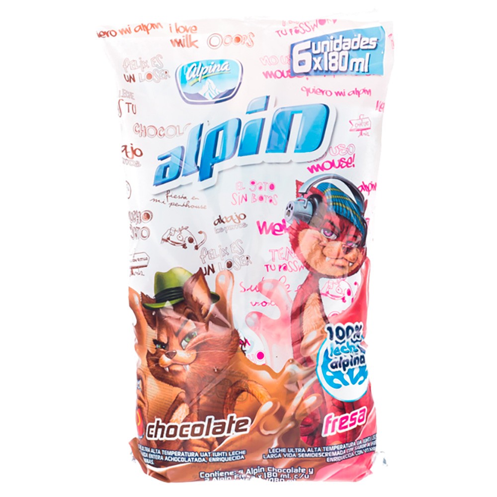 MULTIPACK ALPIN MULTISABOR X6  x 180 ML