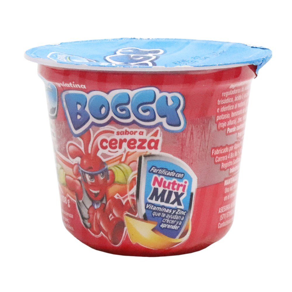 GELATINA BOGGY CEREZA  x 108GR