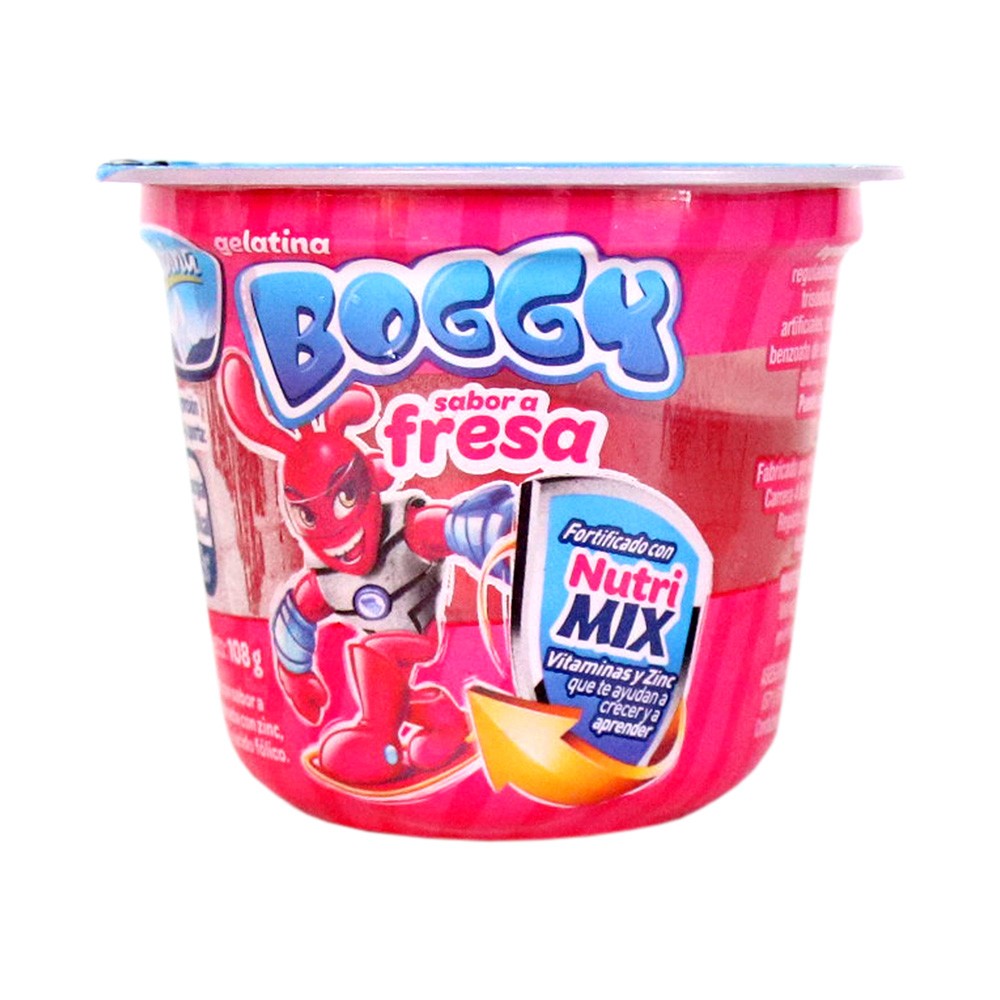 GELATINA BOGGY FRESA   x 108GR