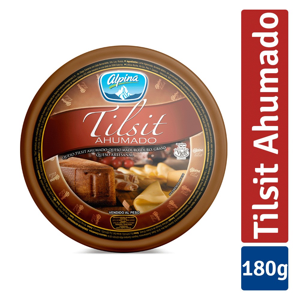 QUESO TILSI AHUMADO CUÑA x  180 GR
