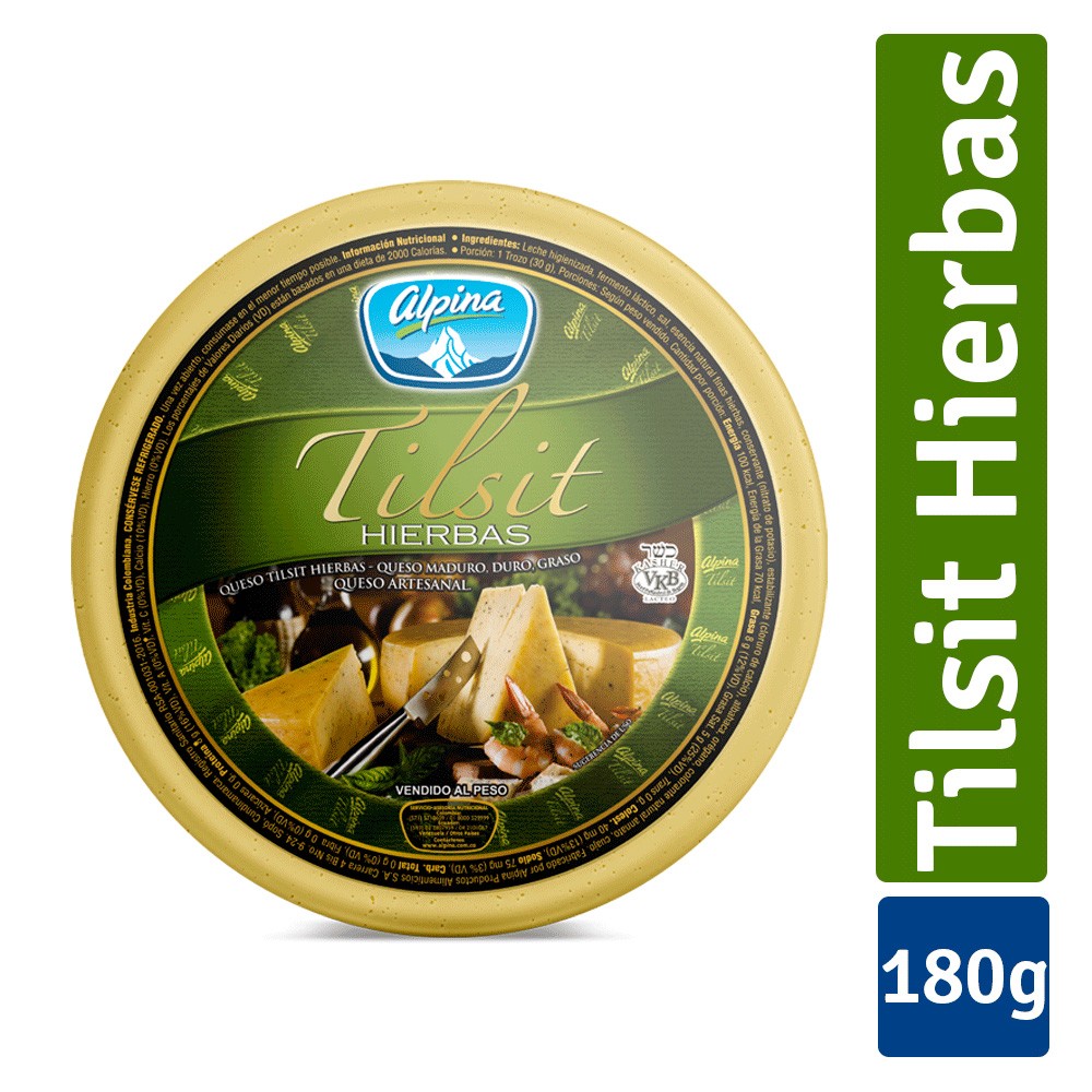 QUESO TILSI FINAS HIERBAS CUÃ�A * 180 GR