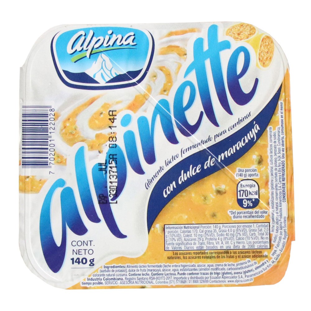 ALPINETTE MARACUYA  x 120GR