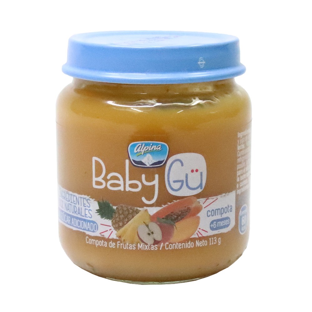 COMPOTA FRUTAS BABY GU ALPINA x 113G