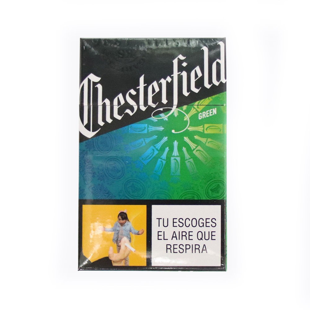 CIGARRILLO CHESTERFIELD GREEN REMI BOX20