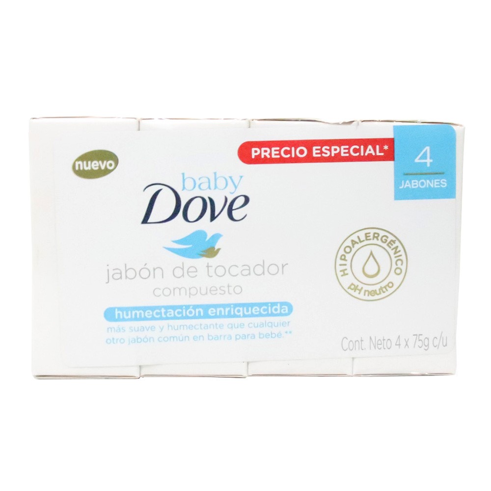 JABON DOVE BABY HIDRAT ENRIQUEC*4UND*75G