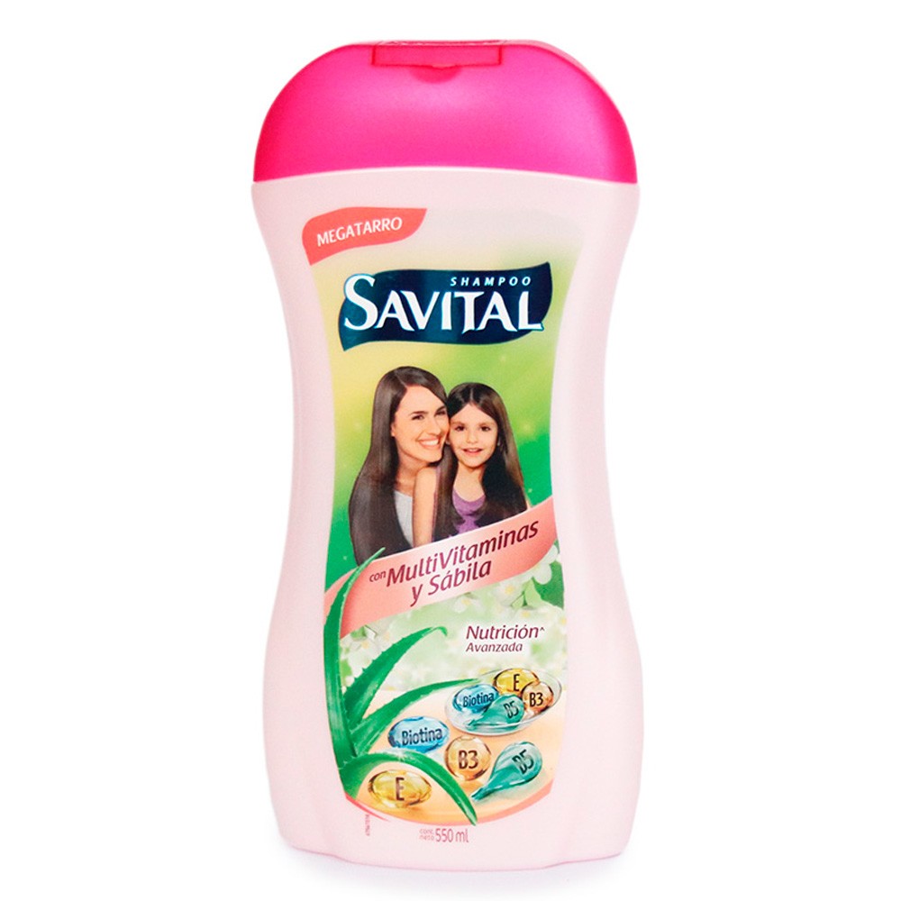 SHAMPOO SAVITAL MULTIVITAMINAS x 550ML