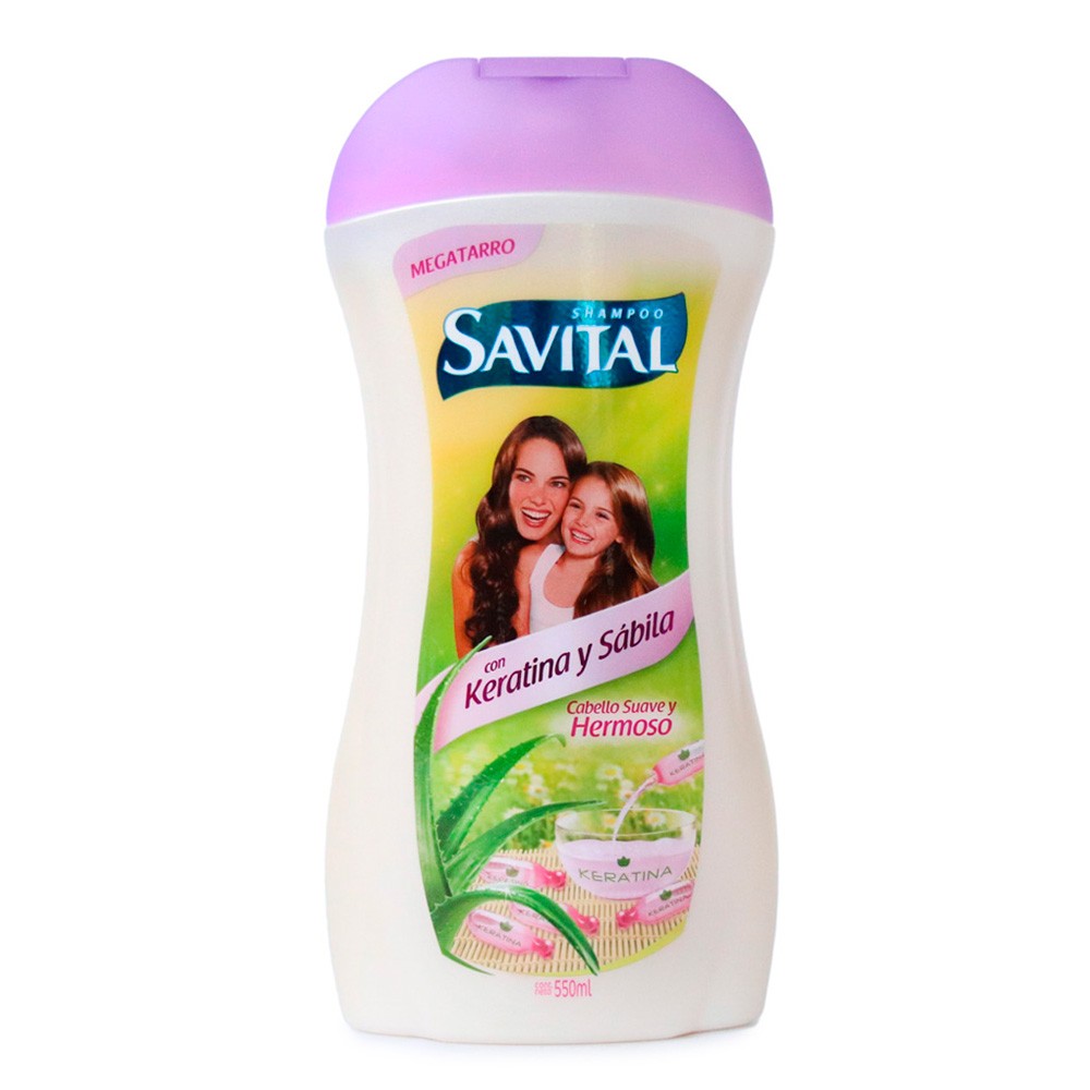 SHAMPOO SAVITAL Y KERATINA  x 550ML