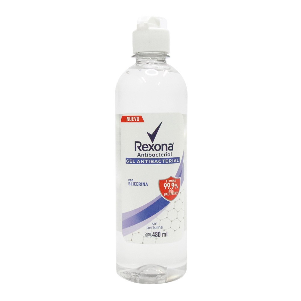 GEL ANTIBAC SIN OLOR REXONA*480ML