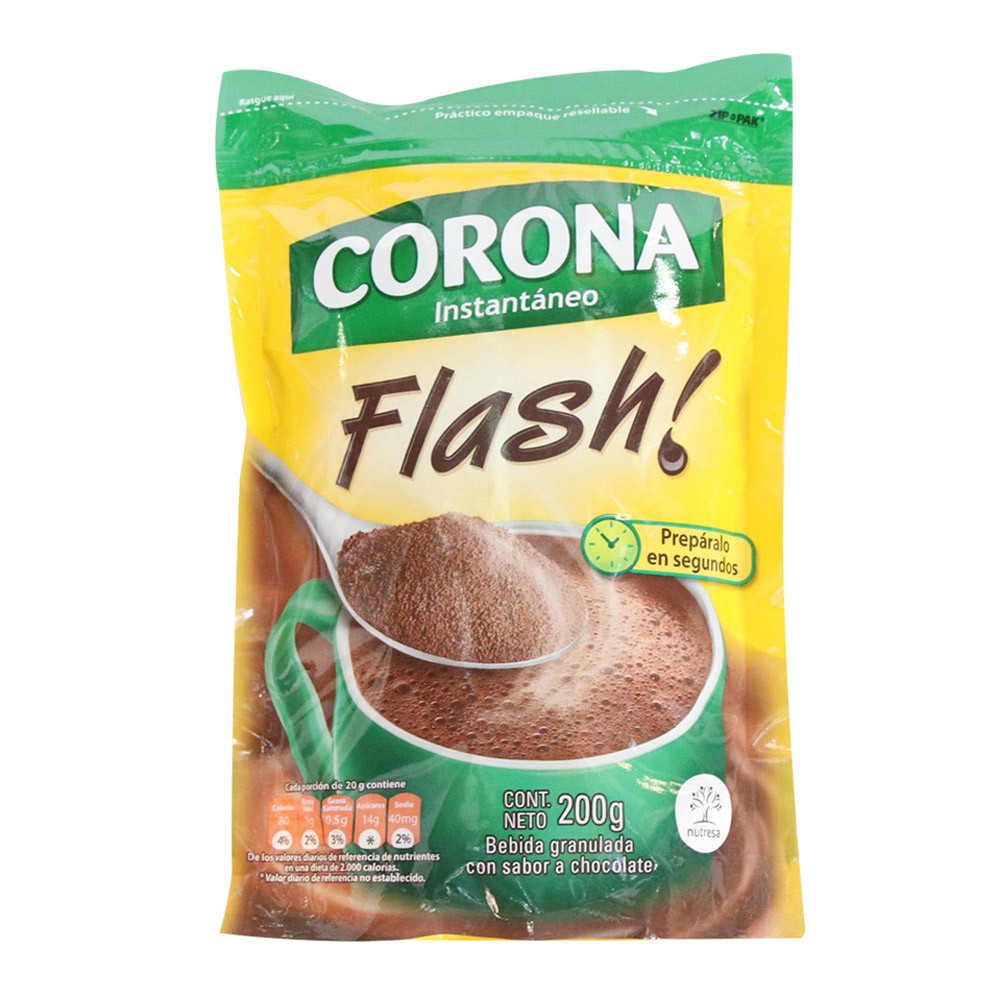 CHOCOLATE CORONA INSTANTANEO  x 200GR